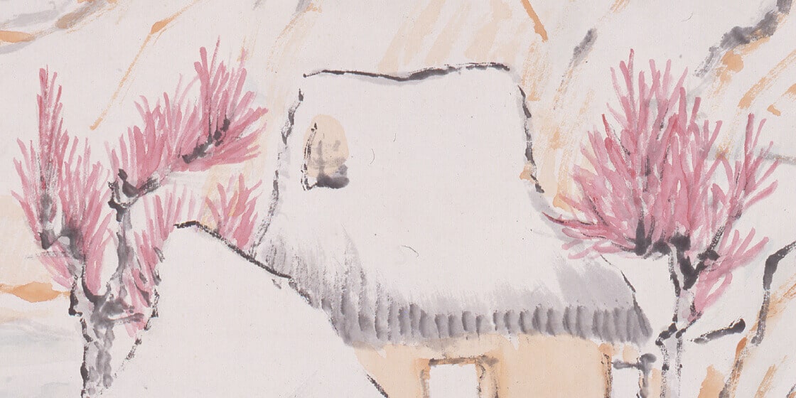 今村紫紅《春さき》画像