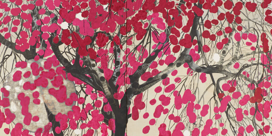 船田玉樹《花の夕》1938年