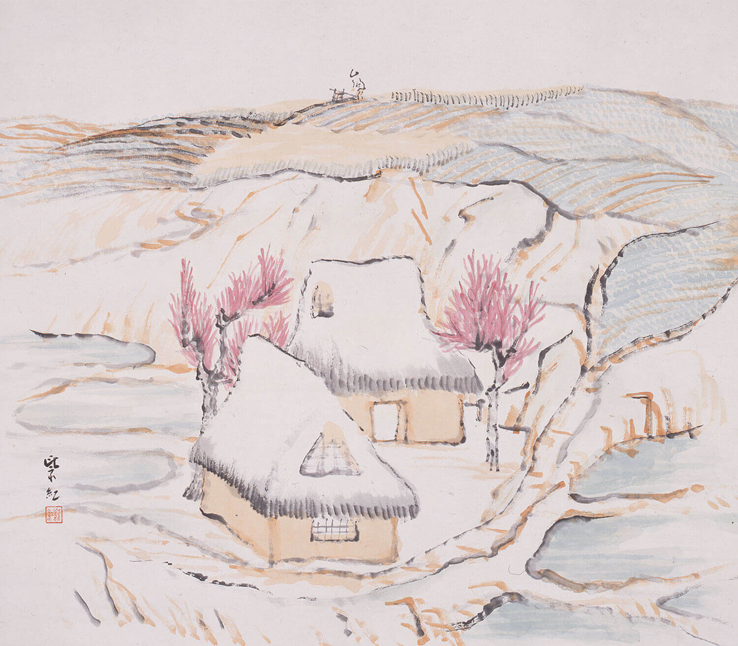 今村紫紅《春さき》画像